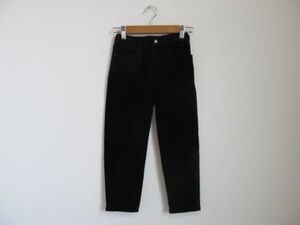 (56564)コムサイズム　COMME CA ISM　キッズ　コーデュロイ　パンツ　ブラック　130　USED