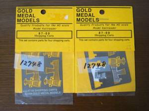 稀少 Gold Medal Models Shopping Carts ブラス エッチング87-09 NO12748