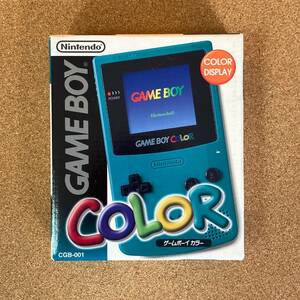 ゲームボーイ カラー 本体 ブルー CGB-S-BA CGB-001 箱 説明書 動作未確認 Nintendo GB Gameboy Color Console