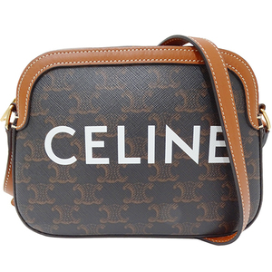 セリーヌ CELINE バッグ レディース ブランド トリオンフ ショルダーバッグ カメラバッグ ブラウン おしゃれ ミニショルダー おでかけ