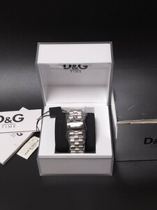 D&G ドルチェ＆ガッバーナ 腕時計 時計 レディース　★DOLCE&GABBANA★ドラム型★/アナログ/クォーツ　希少品　新品未使用　電池切れ