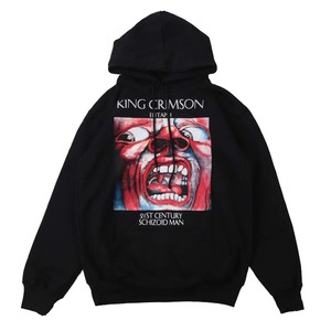 ag1●新品 黒 Mサイズ●キングクリムゾン KING CRIMSON パーカー スウェットパーカ PARKA//バンド ロック パンク メタル