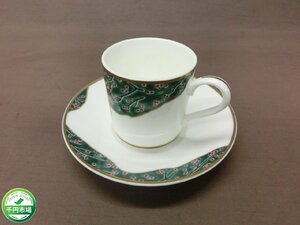 【O-6173】限定品 品川プリンスホテル Noritake CASSIGNEUL 1994 カシニョール ノリタケ コーヒーカップ ソーサー 金彩 セット【千円市場】