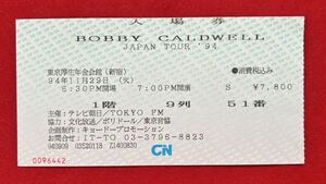 BOBBY CALDWELL JAPAN TOUR 