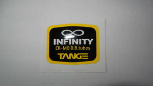 ★ TANGE タンゲ INFINITY CR-MO D.B.tubes フレーム ステッカー A ★