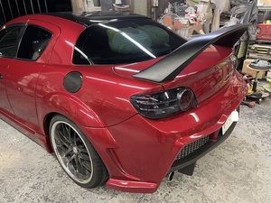 未塗装　RX-8　リア　ウィング　RS　純正　交換タイプ　トランク　スポイラー 　クラリス製　純正　穴使用　加工不要