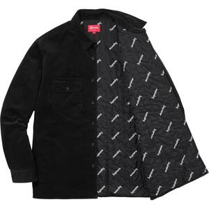 【新品】supreme Corduroy Quilted Shirt S シュプリーム 即完売