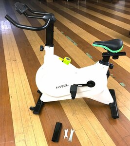 ▲二宮店▲【神奈川県直接引取限定・中古品】U5-166 フィットボックス FITBOX フィットネスバイク スピンバイク　FBX-001W_01