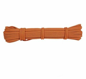 ポータブル クライミングロープ 6mm 滑り止め ロープ パラシュート キャンプ 登山 トレッキング 洋服 ライン 【Orange】 【10M】