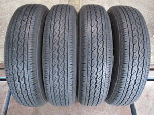 ｉ－１４０８４　１５５／８０Ｒ１４　８８／８６Ｎ　ＬＴ　ブリヂストン　Ｖ６００　２０２２年製　８分山　４本