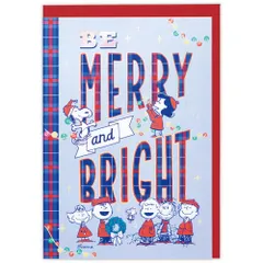 【在庫処分】836443 Merry＆Bright 立体 クリスマスカード スヌーピー ホールマーク