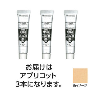 【3本×5セット】 ターナー色彩 アクリルガッシュ 20ml 133アプリコット TURNER108470X5 /l