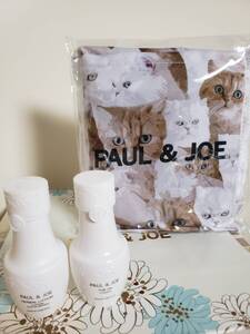 新品★PAUL＆JOE ポール＆ジョー♪オリジナル エコバッグ♪可愛い猫ジプシー＆ヌネット♪ノベルティ★オイル・ローションおまけ付