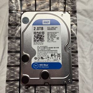 WD Blue / WD20EZRZ 【使用時間: 5314時間】 2018年製 2TB HDD 3.5インチ