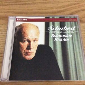 独CD Schubert シューベルト Sonata In C.d.840: Rivhter 4162922 Philips /00110