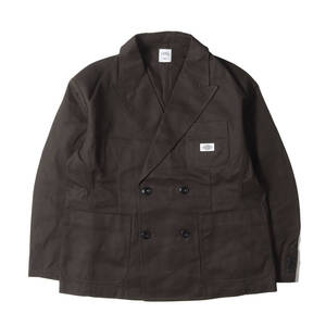 BEDWIN ベドウィン 24SS Dickies ピークドラペル ダブルブレスト ジャケット Ex.DOUBLE BREATSED JACKET BOND ブラウン 3