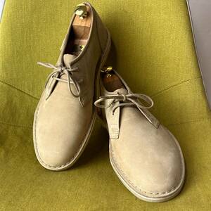 未使用 Clarks ORIGINALS クラークス ショートデザートブーツ 9M 27.0 レザーシューズ チャッカ