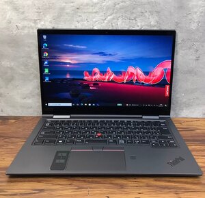 1円～ ●LENOVO ThinkPad X1 Yoga Gen4 / Core i5 8265U (1.60GHz) / メモリ 8GB / NVMe SSD 256GB / 14型 フルHD / Windows10 Pro 64bit