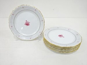 ys7268564; 宗sou Noritake　ノリタケ　1406　ローズ　プレート6枚セット（20センチ）【道】