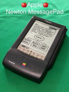 ☆:* 激レア★ Apple Newton MessagePad （梱包箱付き 1 NEWTON “DUMMY” PRODUCT P.O.#93-195-864）木製 モックアップ iPhone iPad Mac