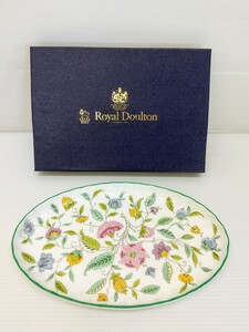 f2541/【未使用品】Royal Doulton ロイヤルドルトン ミントン ハドンホール オーバルプレート 洋食器