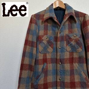 70‘s Lee クラークケントジャケット　Sサイズ　フランネル　vintage ウール　