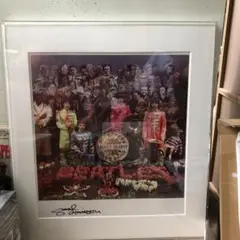 ビートルズ Sgt. Pepper’s Photo ジョージ サイン入 Art