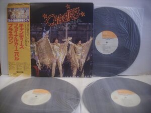 ● 帯付 ダブルジャケ 3LP キャンディーズ / ファイナルカーニバル プラス・ワン 1978年 後楽園球場ライブ 60AH456～3 ◇r50630