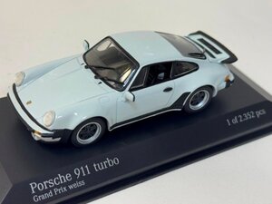 ▽ Minichamps ミニチャンプス 1/43 Porsche ポルシェ 911 Turbo 1977 グランプリホワイト LHD 左ハンドル 430069002