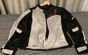KOMINE　コミネ　プロテクトフルメッシュジャケット　ジモン　07-117　2XLサイズ　ホワイト　バイクウェア　ツーリング