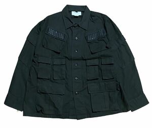 未使用品 19aw wtaps MODULAR LS 01 SHIRT COTTON. RIPSTOP ダブルタップス ミリタリー ワークシャツ 黒 0２