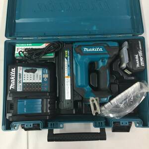 sa397 送料無料！動作品 マキタ makita FN350D 本体 35mm 充電式面木釘打機 18V6.0Ahバッテリー×1 充電器 ケース