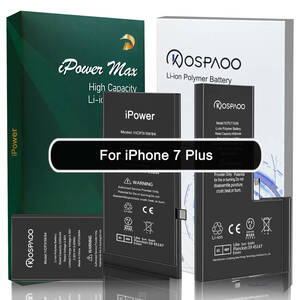 For iPhone7 Plus バッテリー 単品 標準容量 交換ビデオ 2900mAh PSE準拠 Kospaoo / iPower 互換 Li-ion Battery 交換 修理