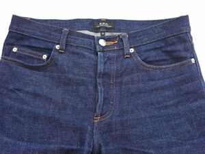 A.P.C.　APC アーペーセー ボタンフライ ストレート デニムパンツ size30　JEAN NEW STANDARD　ニュースタンダード