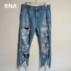 RNA ハードダメージベイカーパンツ デニムパンツ ジーンズ ダメージ加工 M