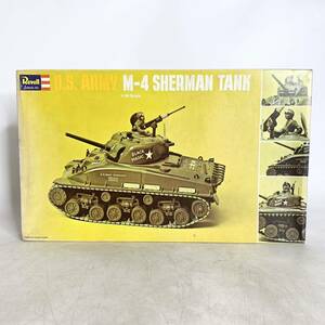 未組立 Revell レベル 1/40 アメリカ陸軍 シャーマン 戦車 U.S. ARMY M-4 SHERMAN TANK プラモデル H-554 現状品