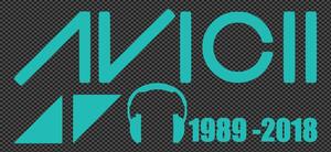 【全16色】DJ アヴィーチー/DJ Avicii/RIP Avicii car sticker-1/カー ステッカー/車用/シール/Vinyl/Decal/バイナル/デカール/ターコイズ