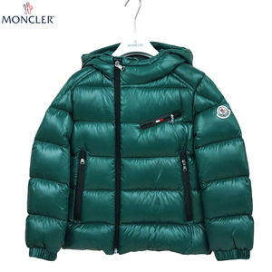 MONCLER モンクレール キッズ ダウンジャケット 1A00061 68950 999 08A （130cm） グリーン ダウン ナイロン 送料無料 並行輸入品