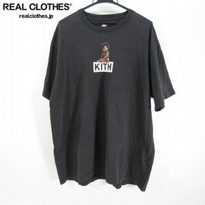 ☆KITH/キス ロゴプリント Tシャツ 半袖 ブラック/XL /UPK