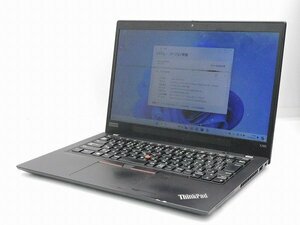 【1円スタート】Lenovo ThinkPad X395 20NLA001JP Ryzen 5 PRO 3500U ｗ 8GB 256GB(SSD) Radeon Vega 8 13.3インチ HD(1366×768) Win11Pro