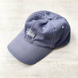 90s OLD STUSSY オールド ステューシー ロゴ 刺繍 6 パネル キャップ フェード LOGO 6 PANEL CAP Vintage ARCHIVE アーカイブ size L - XL