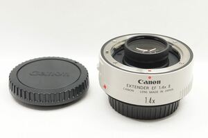 【適格請求書発行】美品 Canon キヤノン EXTENDER EF 1.4X II (2型) エクステンダー【アルプスカメラ】241003a