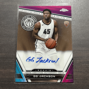 GG Jackson RC Auto Certified Autograph 2023-24 Topps Chrome Basketball NBA 直筆サイン