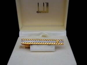 ■美品■№0023【ｄunhill】ダンヒル【ゴールド・シルバー】■タイピン ネクタイピン♪