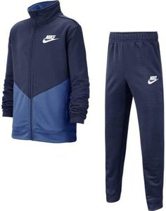 【KCM】Z-nike-15-2s-130★展示品★【NIKE/ナイキ】ジュニア　ジャージ 上下セット　BV3617-410　ネイビー/ブルー　サイズ 130(XS)　子供