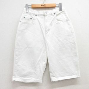 古着 ギャップ GAP ハーフ パンツ ショーツ レディース 90s コットン 白 ホワイト デニム spe 23jul06 中古 ボトムス