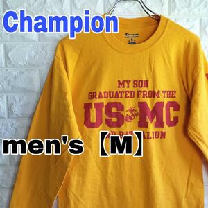 C354【Champion】長袖Tシャツ【メンズM】