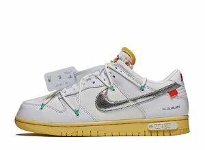 OFF-WHITE NIKE DUNK LOW 1 OF 50 "WHITE 1" 29cm DM1602-127