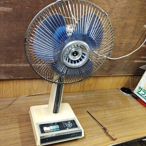 簡易動作OK サンヨー EF-7PG 扇風機 35cm 3枚羽根 ELECTRIC FAN レトロ 当時物 SANYO アンティーク 昭和レトロ レトロ扇風機 扇風機