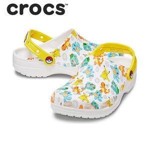 26cm クロックス Classic Pokemon 2.0 Clog クラシック ポケモン 2.0 クロッグ ホワイト×マルチ M8W10 crocs 新品